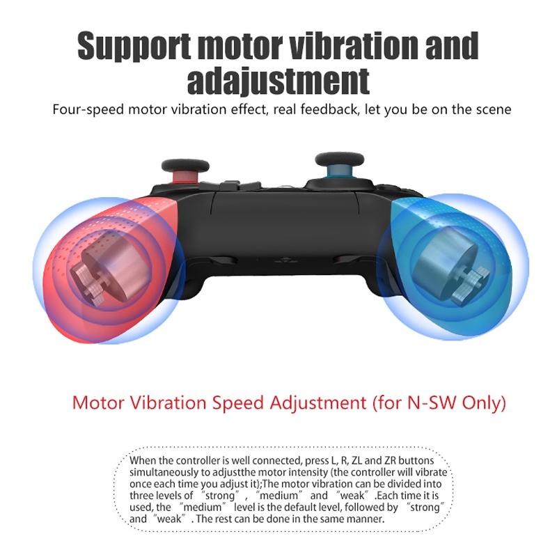 Wireless Game Handle for Nintendo Switch / Lite - Tooth Design 4