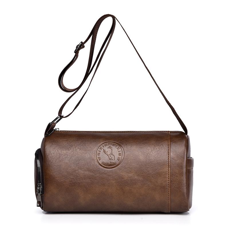 Waterproof Men Crossbody Backpack Large Capacity - Black 12