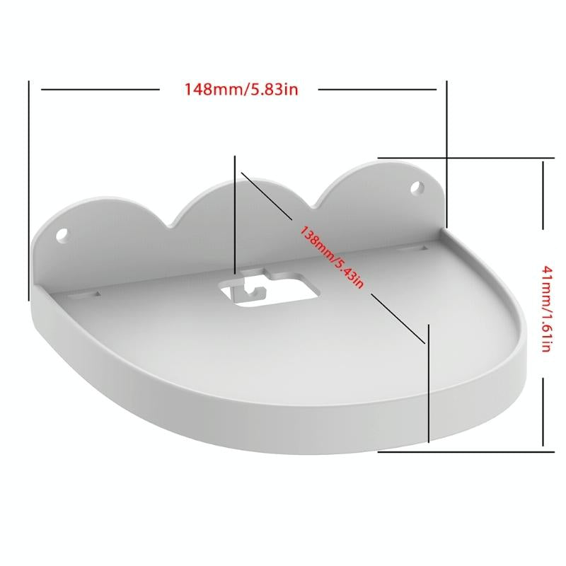 Wall Mount Set for Amazon Echo Dot 4 - 2 Pieces - White 4