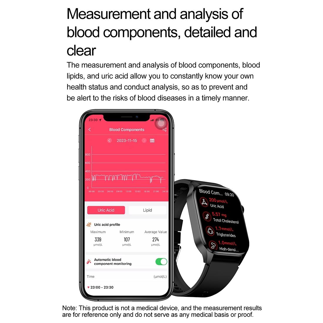 Waterproof Smart Watch With Bluetooth And Blood Oxygen Monitoring - Ip68 - Pink 15