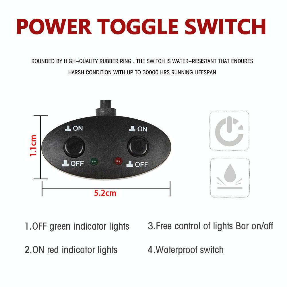4 Inch Square Mixed Luminous Double Arrow Angel Eye Car Work Light 3