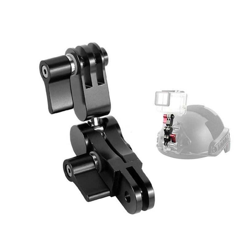 360 Degree Rotating Mount Adapter for Gopro Hero11 - Aluminium Alloy - Red 11