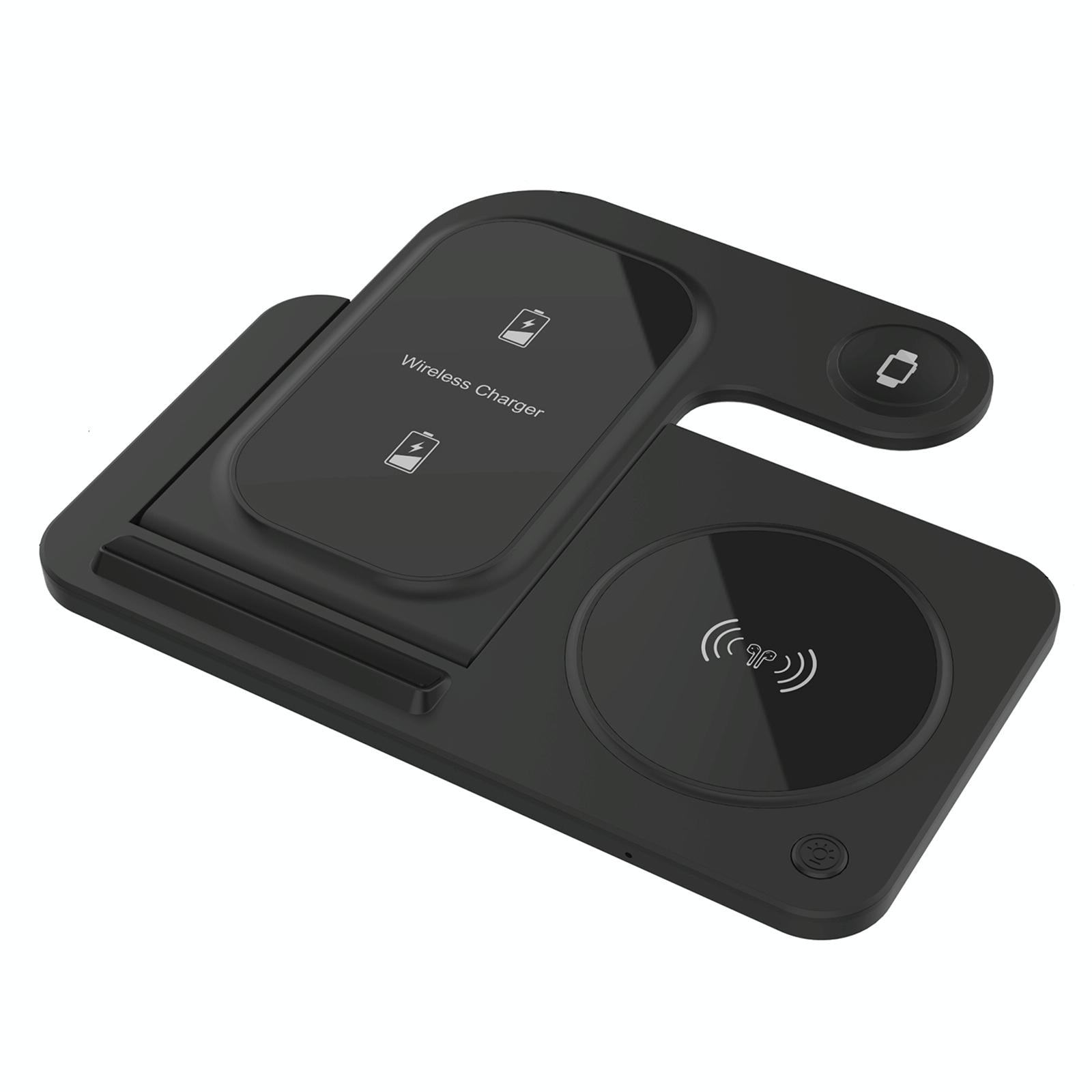 3 In 1 Folding Wireless Charger Black 4