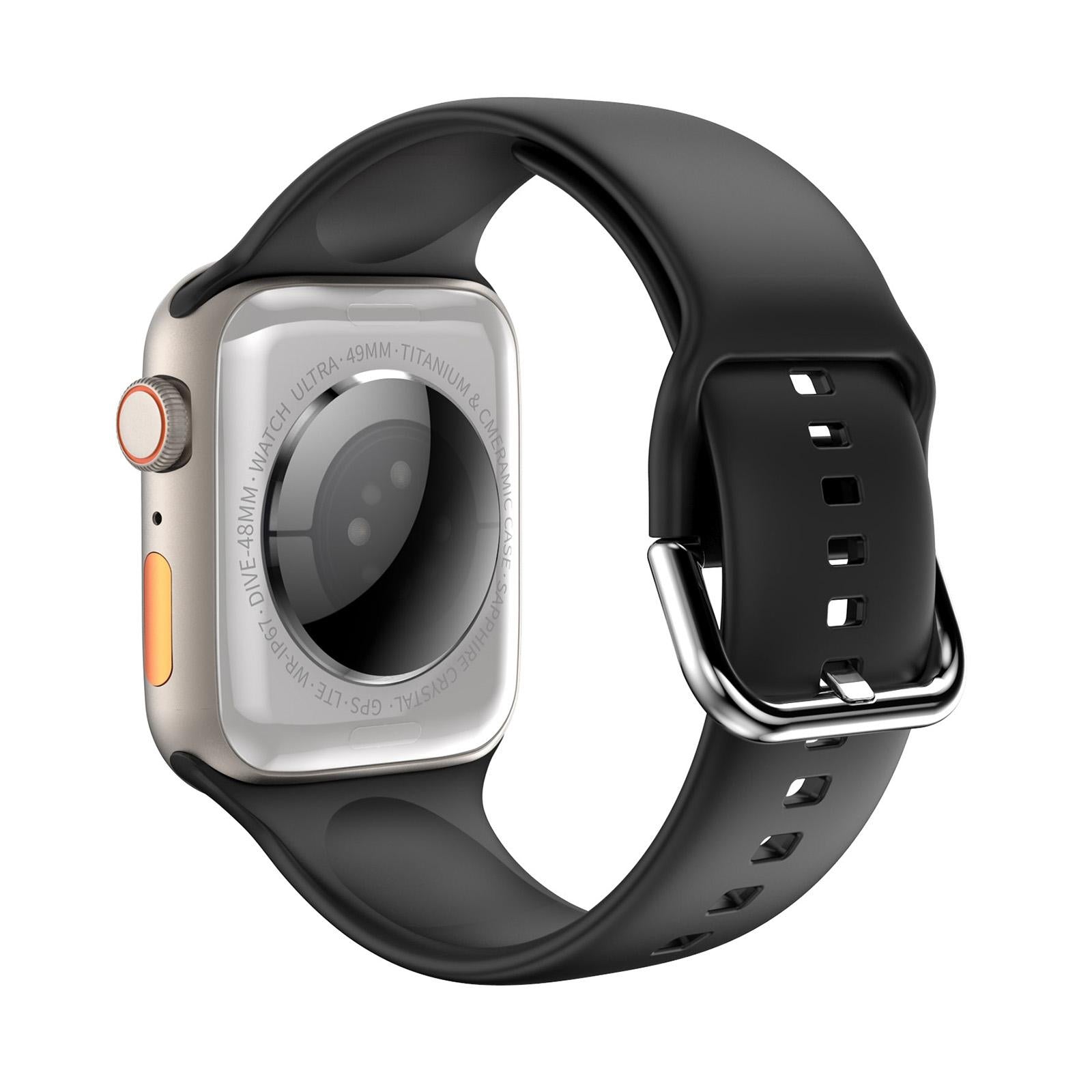 2.01 Inch Waterproof Smart Watch Bt Call / Heart Rate / Blood Pressure / Blood Oxygen - Black Gold 5