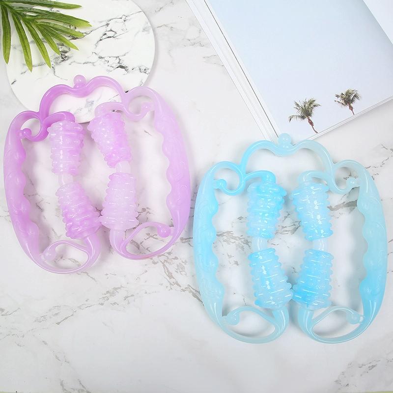 2-Pack Ring Leg Clamp Massager For Yoga & Fitness - Blue 3