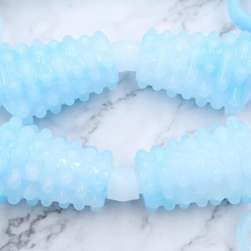 2-Pack Ring Leg Clamp Massager For Yoga & Fitness - Blue 4