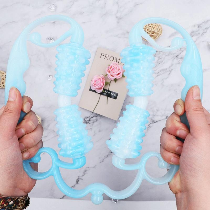 2-Pack Ring Leg Clamp Massager For Yoga & Fitness - Blue 5