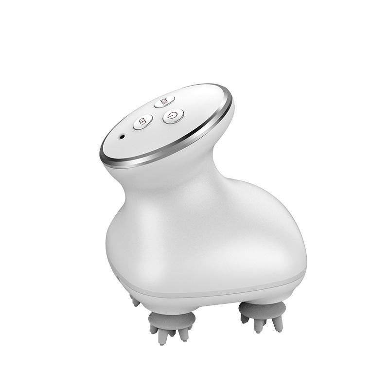Electric Scalp Massager Multifunctional Vibration Therapy - White 10