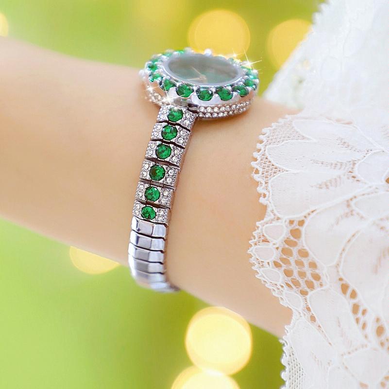 Retro Malachite Texture Watch for Women - Small and Elegant - Gold 7