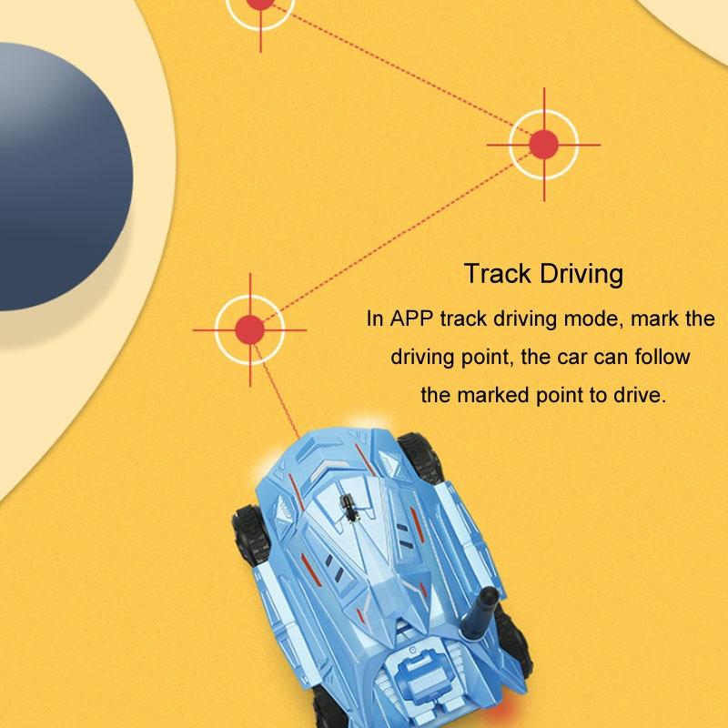 720p Hd Camera Rc Car with Real-time Surveillance and Remote Control - Tank Design - Orange 4