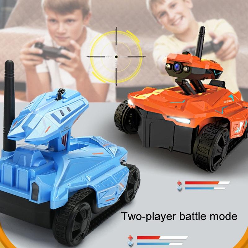 720p Hd Camera Rc Car with Real-time Surveillance and Remote Control - Tank Design - Orange 8