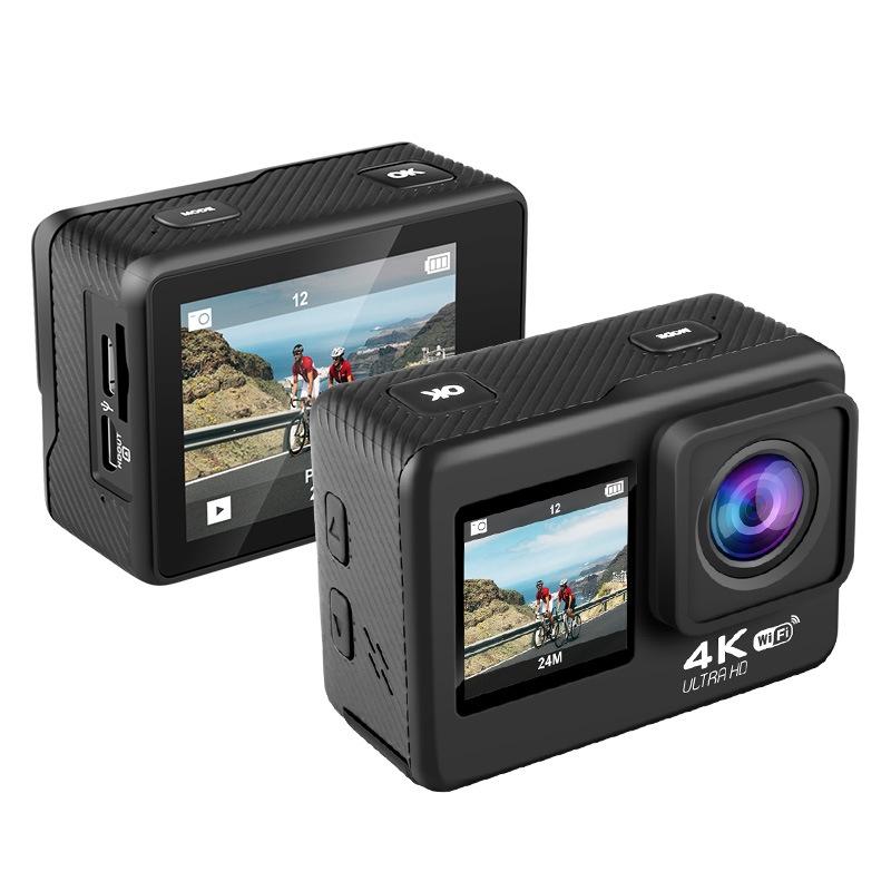 Outdoor Waterproof Dual Screen Wifi Sports Camera with Anti-shake Hd Video 6