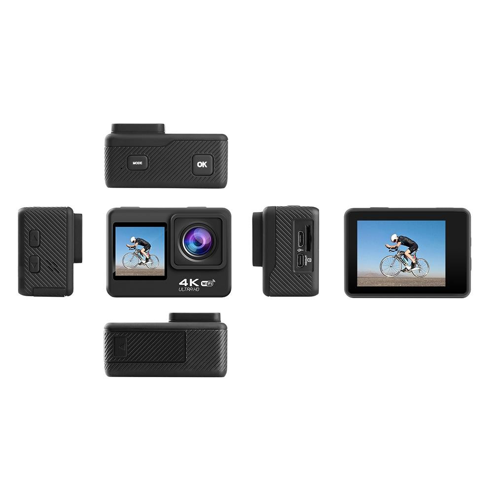 Outdoor Waterproof Dual Screen Wifi Sports Camera with Anti-shake Hd Video 7