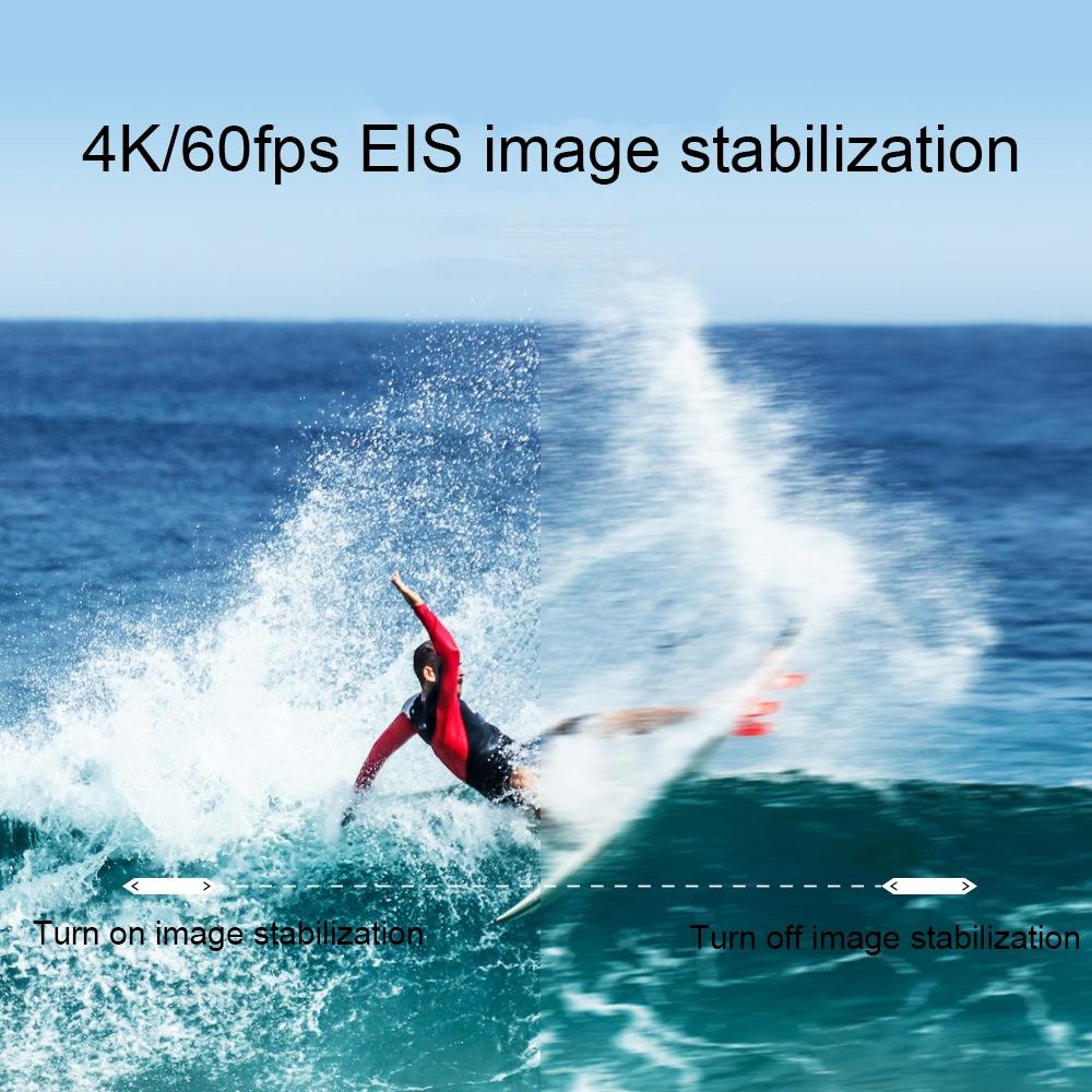 Outdoor Waterproof Dual Screen Wifi Sports Camera with Anti-shake Hd Video 13