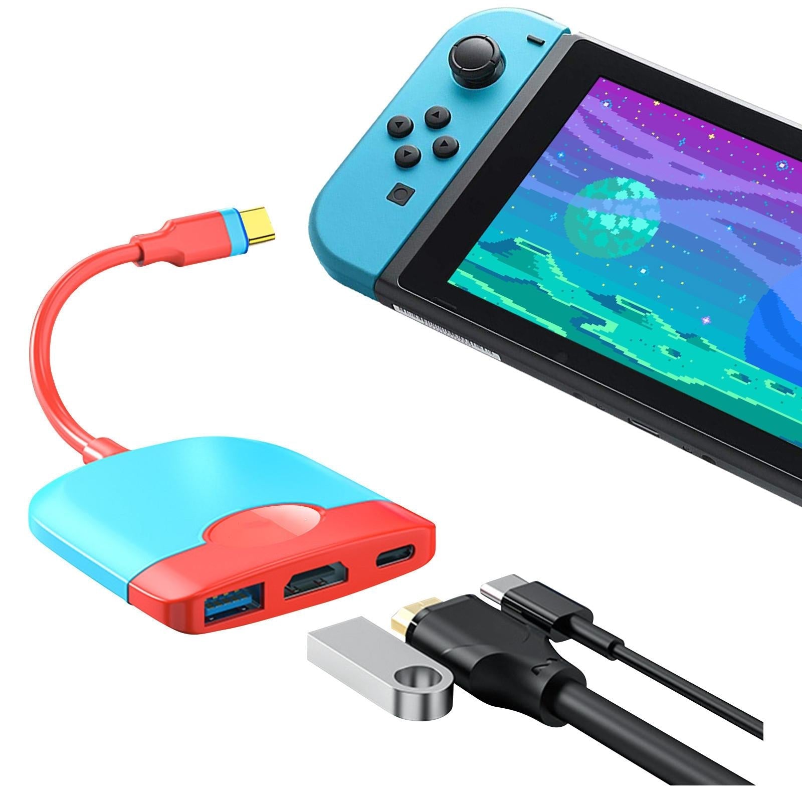 Nintendo Switch Portable 4k Screen Projector - Red 5