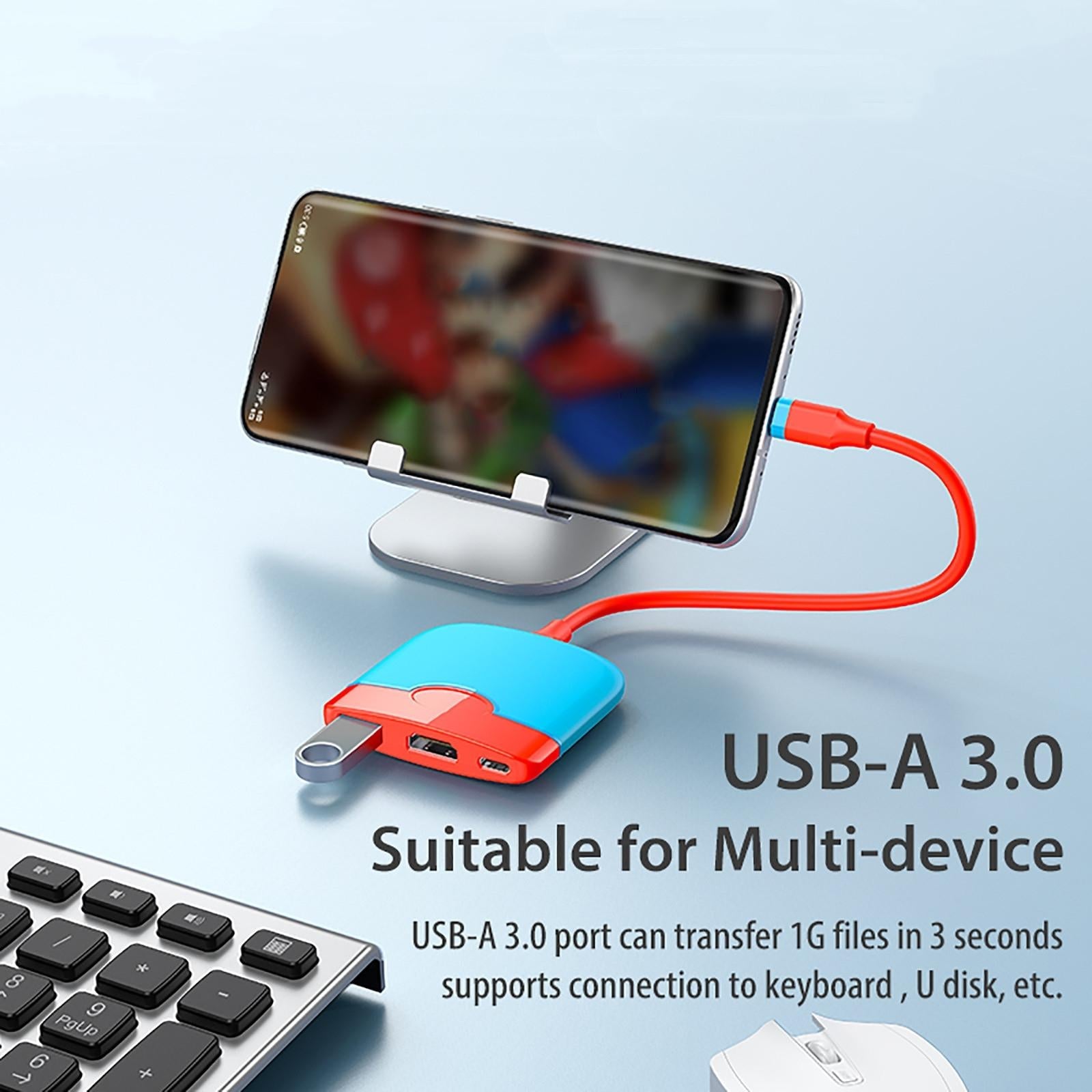 Nintendo Switch Portable 4k Screen Projector - Red 10
