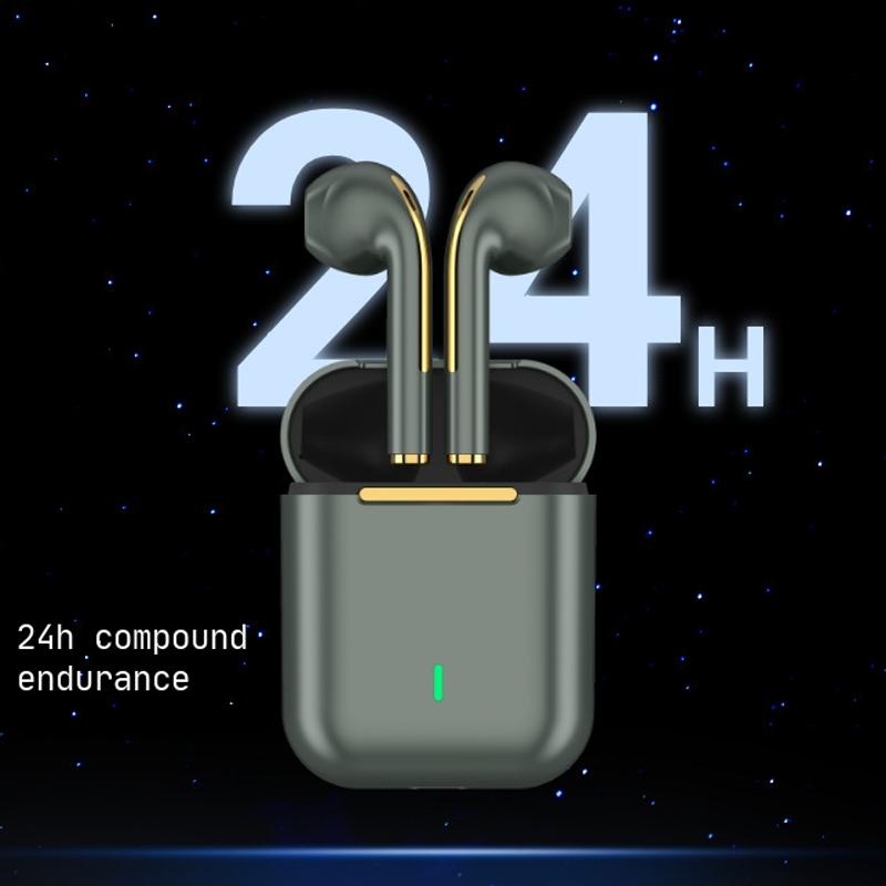 Wireless In-ear Earphones with Long Battery Life - Bluetooth 5.0 Blue 4