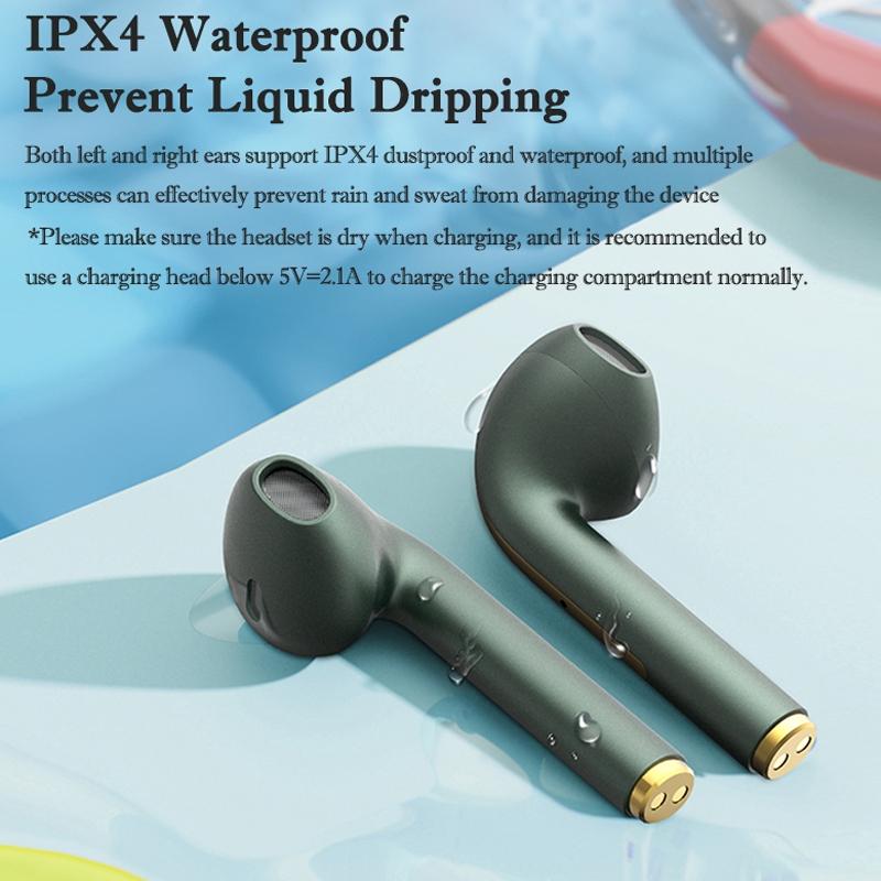 Wireless In-ear Earphones with Long Battery Life - Bluetooth 5.0 Blue 6