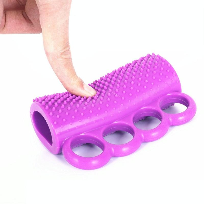 Adult Finger Strength Training Grip Ball Purple 5