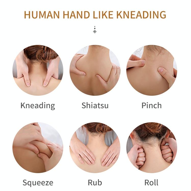 Mini Neck & Shoulder Massager Multifunctional Au Plug Black 8