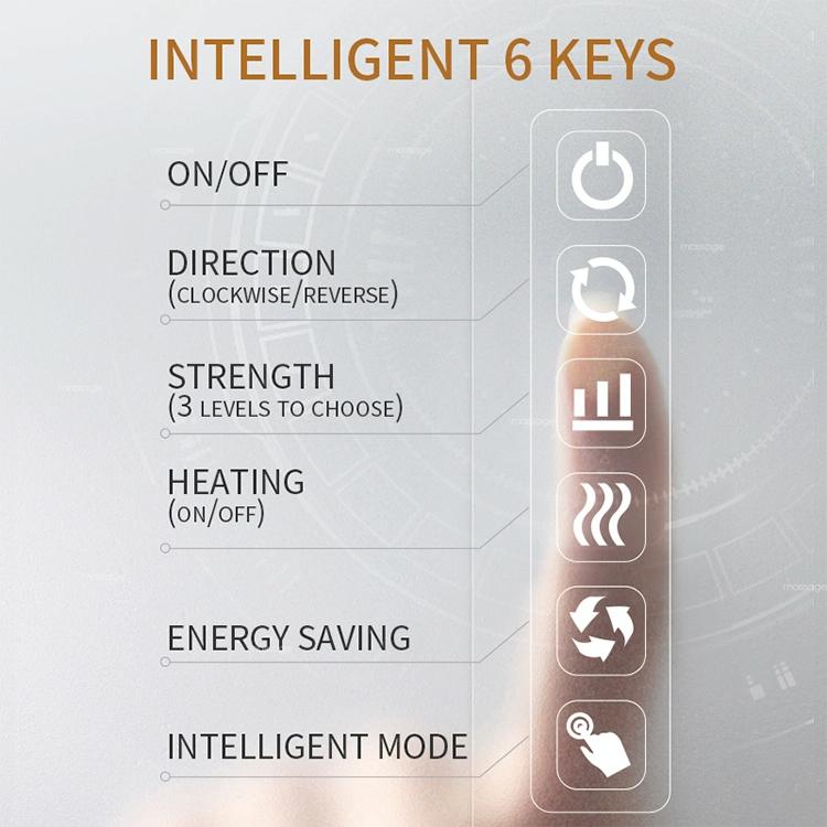 Mini Neck & Shoulder Massager Multifunctional Au Plug Black 9