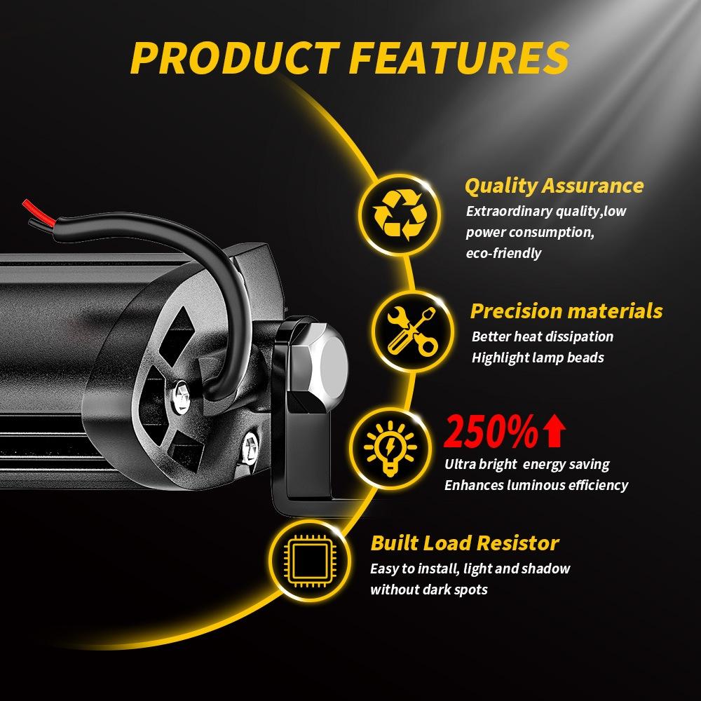 9 - 30V 12W 6000K Car Led Work Light White Light 3