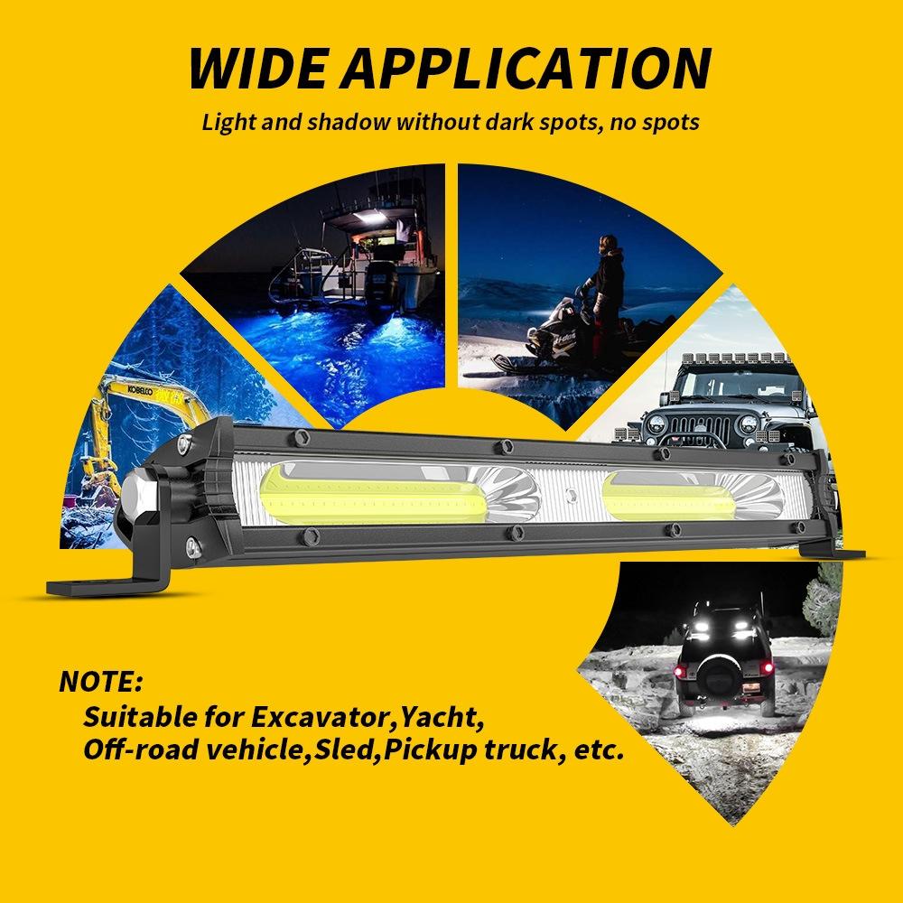 9 - 30V 12W 6000K Car Led Work Light White Light 6
