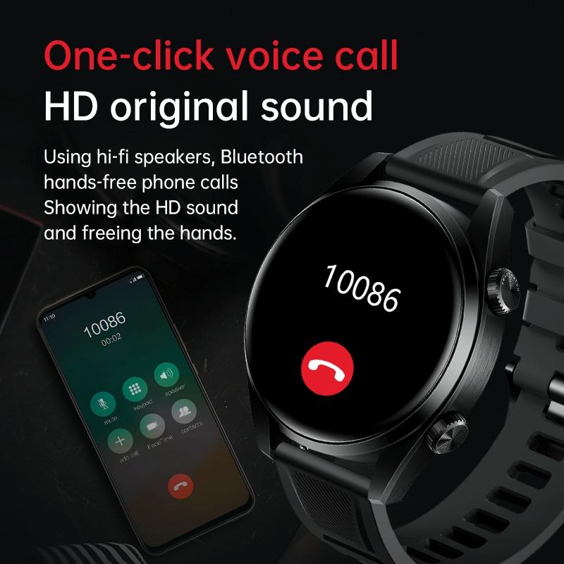 1.43 Inch Ip67 Sport Smart Watch Support Bluetooth Call / Sleep / Blood Oxygen / Heart Rate / Blood Pressure Health Monitor - Black 9