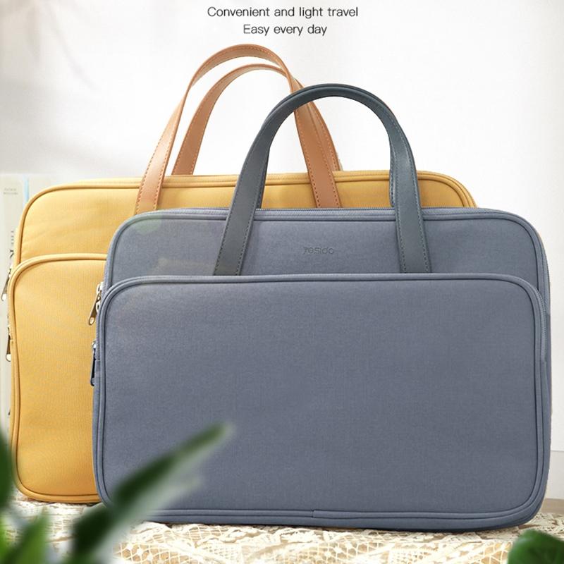 16 Waterproof Oxford Laptop Bag - Yellow 3