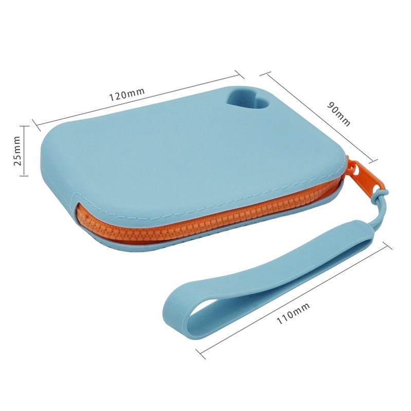 Waterproof Portable Key Card & Data Storage Bag - Light Blue 4
