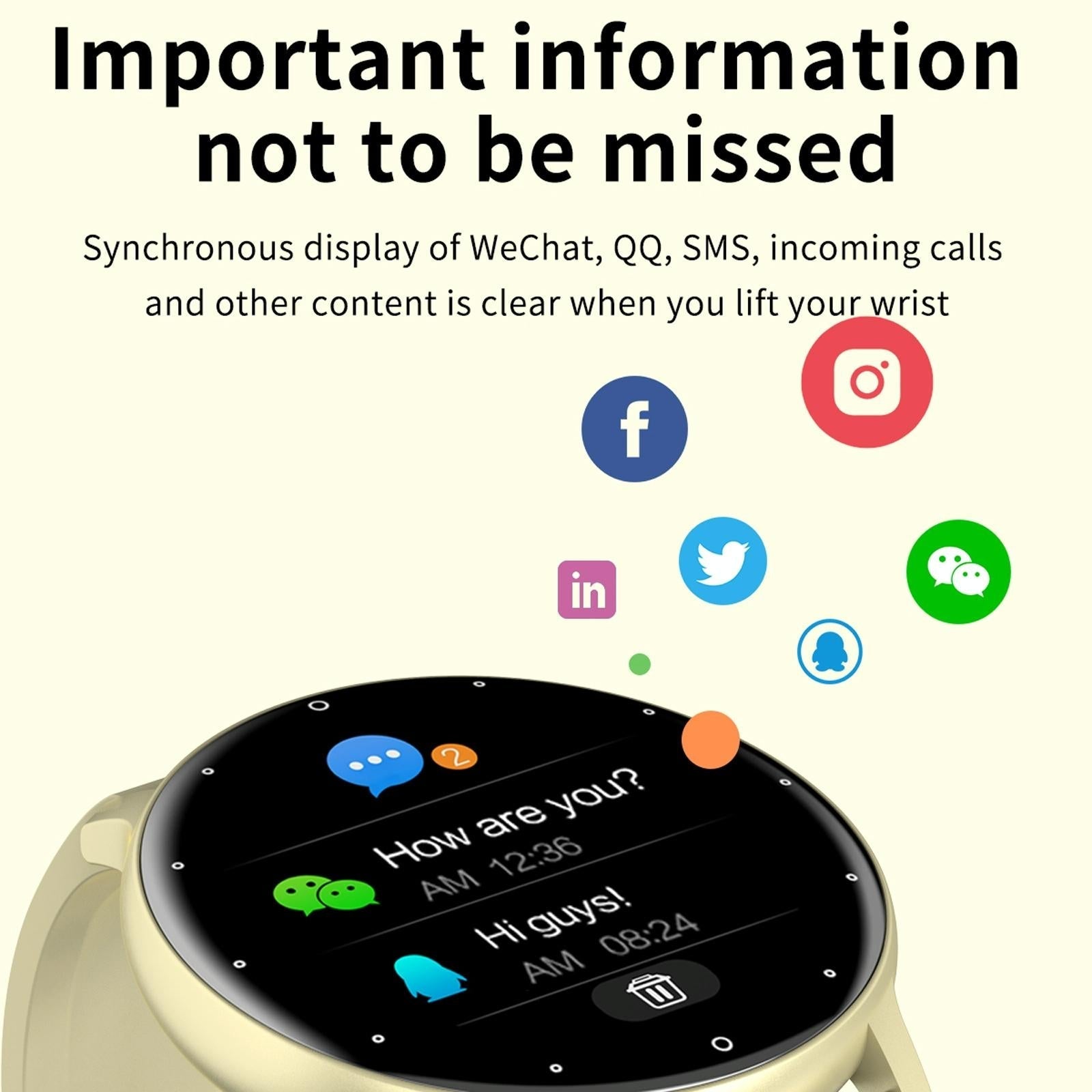1.28 Inch Touch Screen Ip67 Waterproof Smart Watch Support Blood Pressure Monitoring / Sleep Monitoring / Heart Rate Monitoring - Black 8