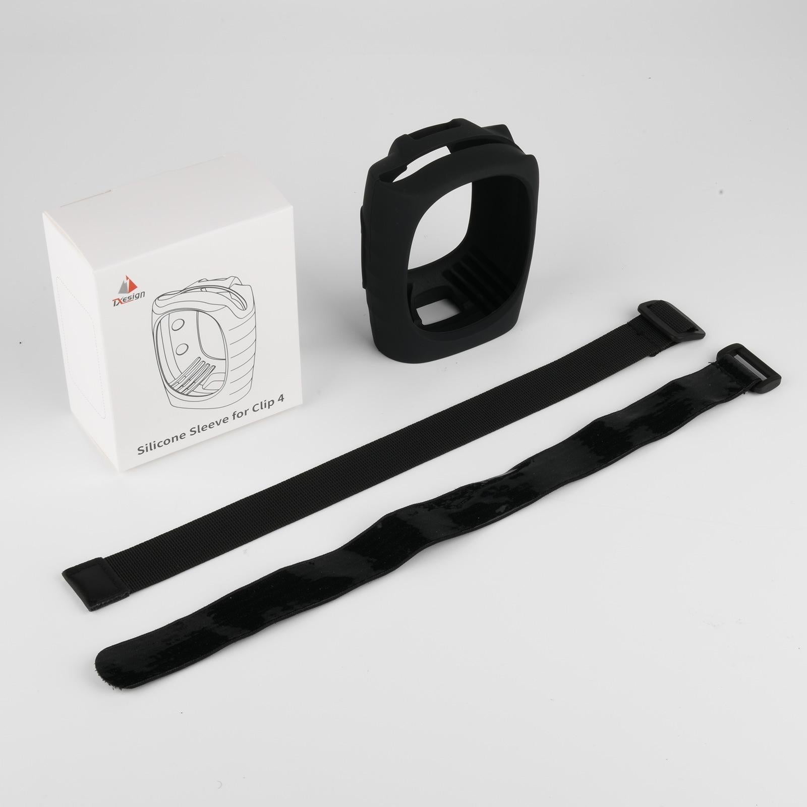 Silicone Case with Straps for Jbl Clip 4 Bluetooth Speaker - Black 8