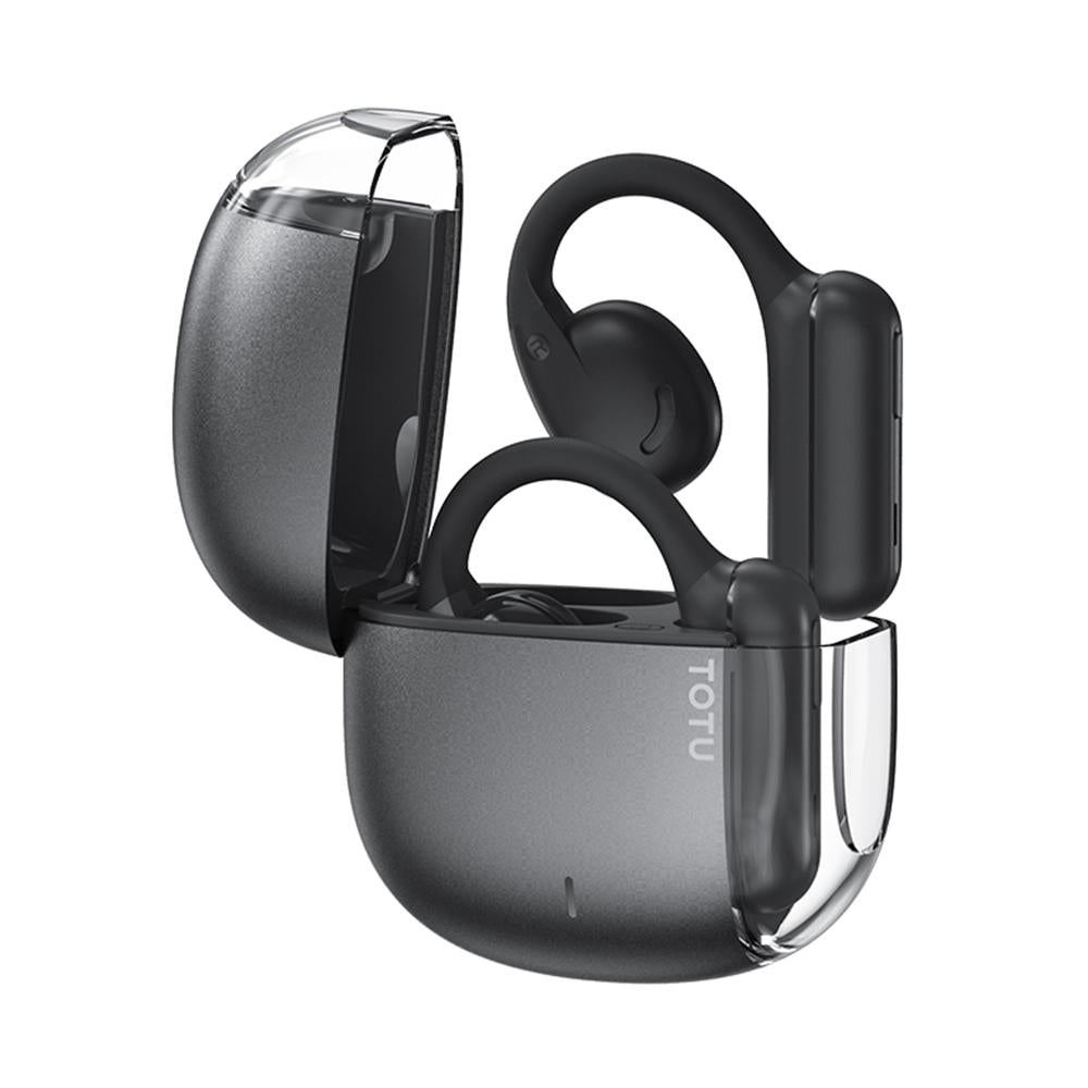 Wireless Bluetooth 5.0 Earphone - Ear-mounted - Dark Grey