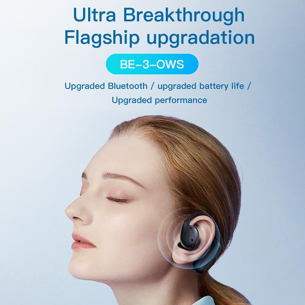 Wireless Bluetooth 5.0 Earphone - Ear-mounted - Dark Grey 3
