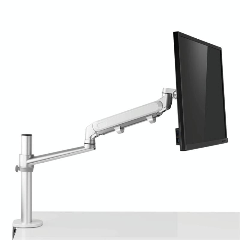 Adjustable Laptop Monitor Stand Mount - Aluminum Alloy - Black 5