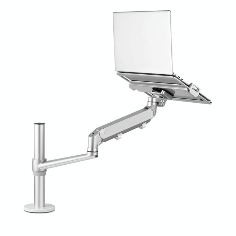 Adjustable Laptop Monitor Stand Mount - Aluminum Alloy - Black 6