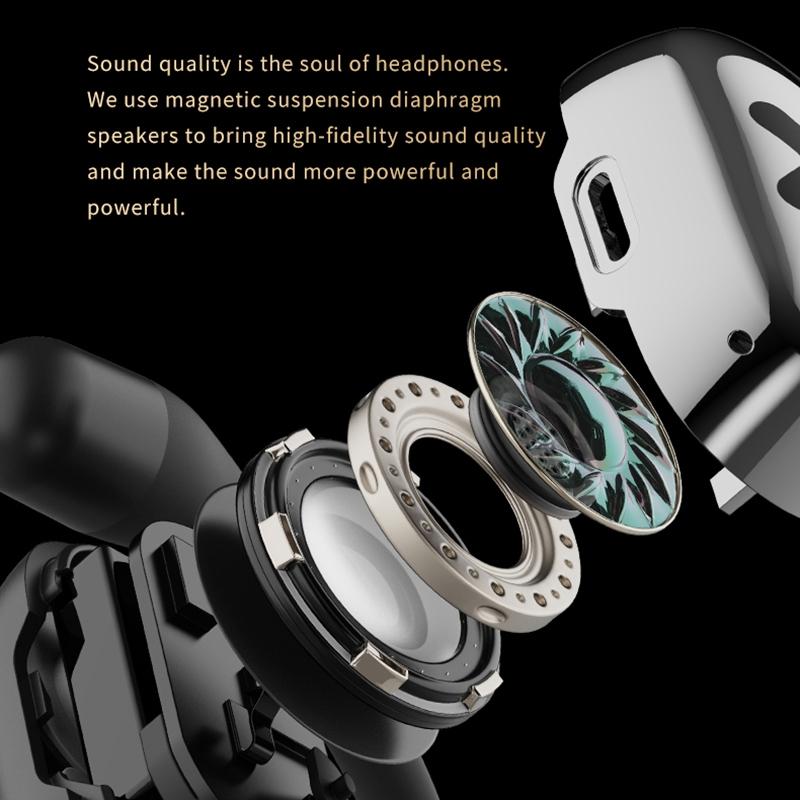 Bluetooth Earphones with Ear-mount Design - Beige 8
