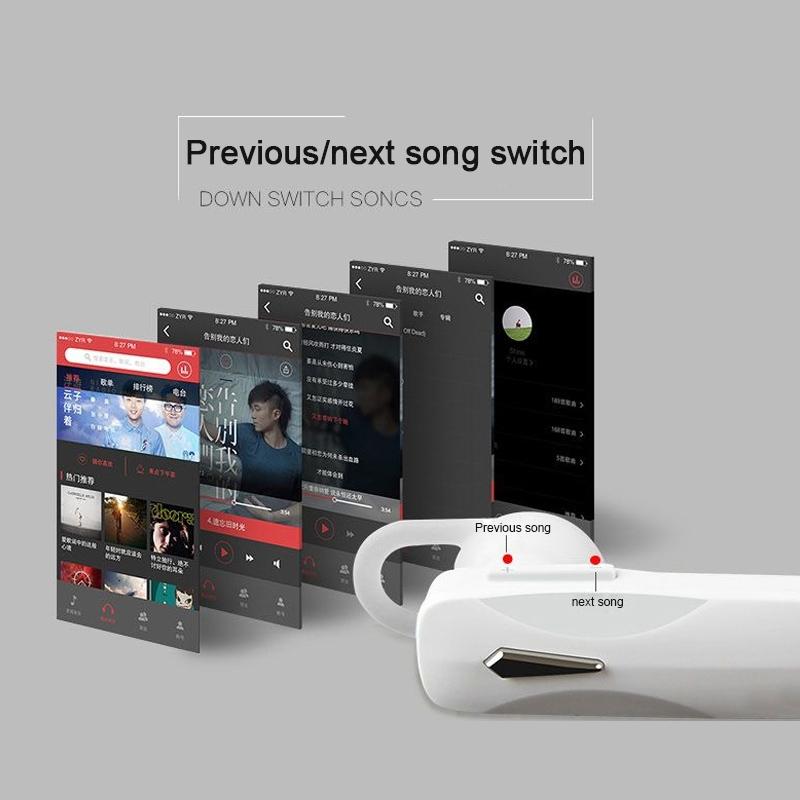 Wireless Bluetooth Earphone for Samsung - Hands Free V4.1 Black 7