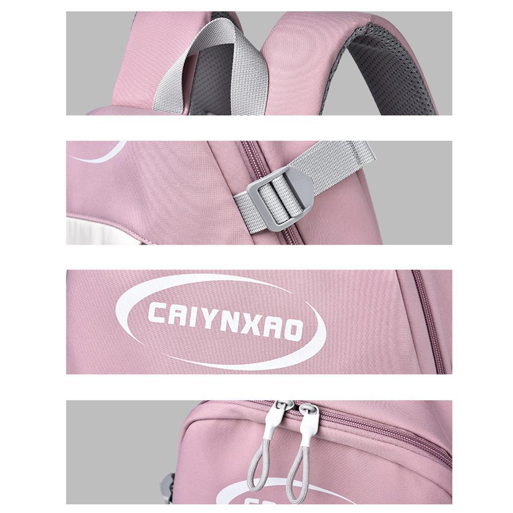 Large Splash Proof Backpack For Outings & School - Pink 9