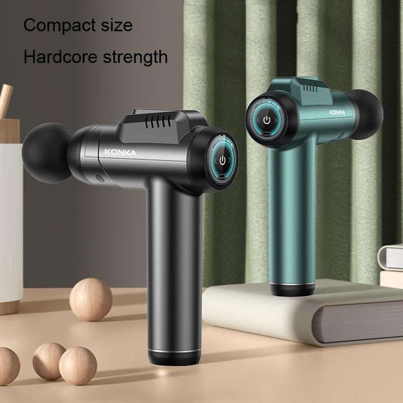 Intelligent 6-Speed Fascia Massager With 4 Heads - Gray 3