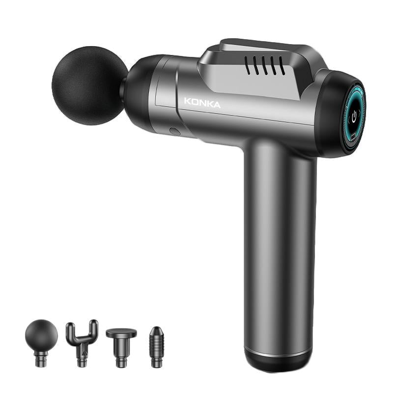 Intelligent 6-Speed Fascia Massager With 4 Heads - Gray 10