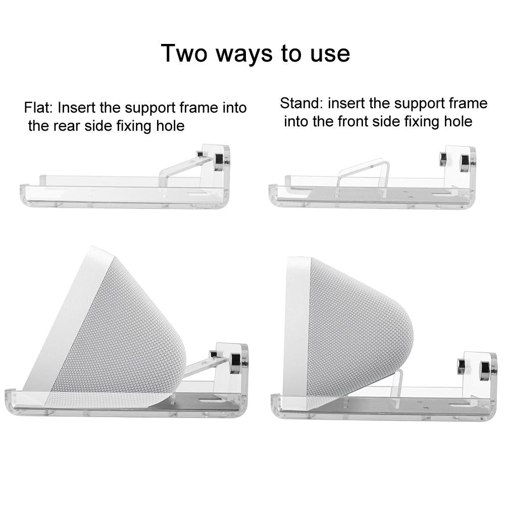 Wall Mount Audio Organizer for Amazon Echo Show 5 - 5.5-inch Transparent 3