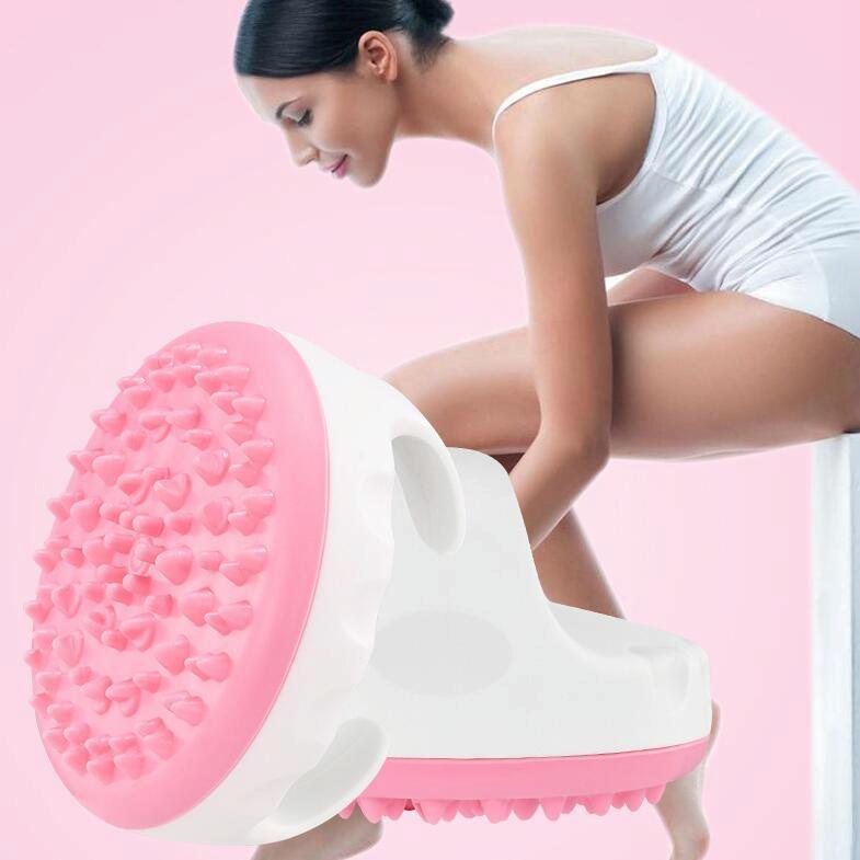 Electric Body Brush Massager Meridian Scraping Tool - Pink 9