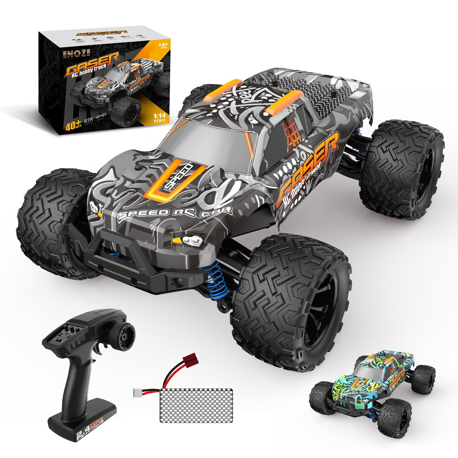 High Speed 4wd Rc Car - 1 14 Scale - Graffiti Black 3