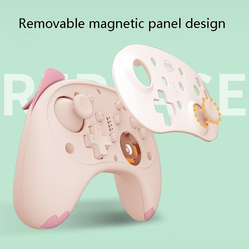 Cat Shaped Wireless Tooth Handle for Nintendo Switch - Blue 5