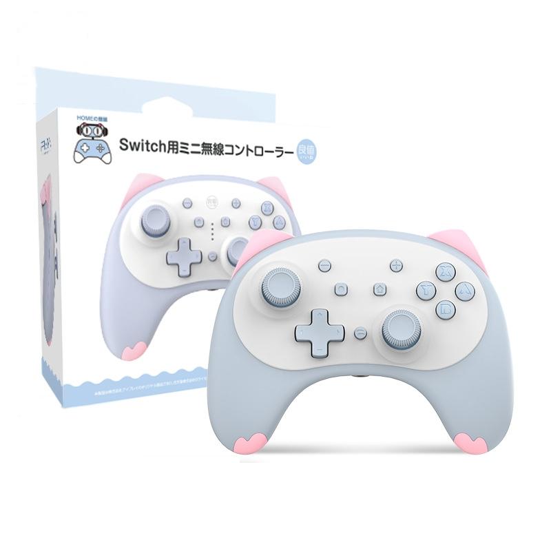 Cat Shaped Wireless Tooth Handle for Nintendo Switch - Blue 9