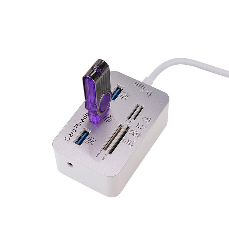 3-Port Usb 3.0 Hub + 4-Port Card Reader Splitter 5