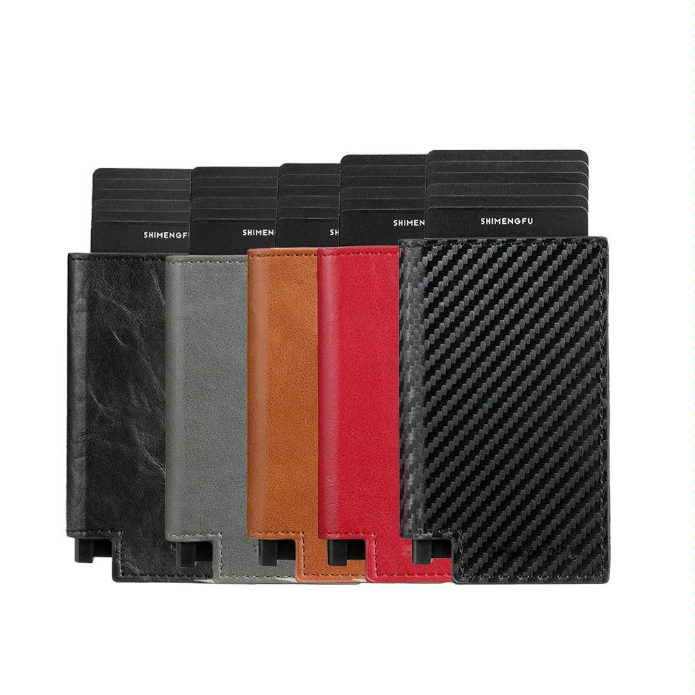 Pop-up Rfid Bifold Wallet with Card Holder - Black 3