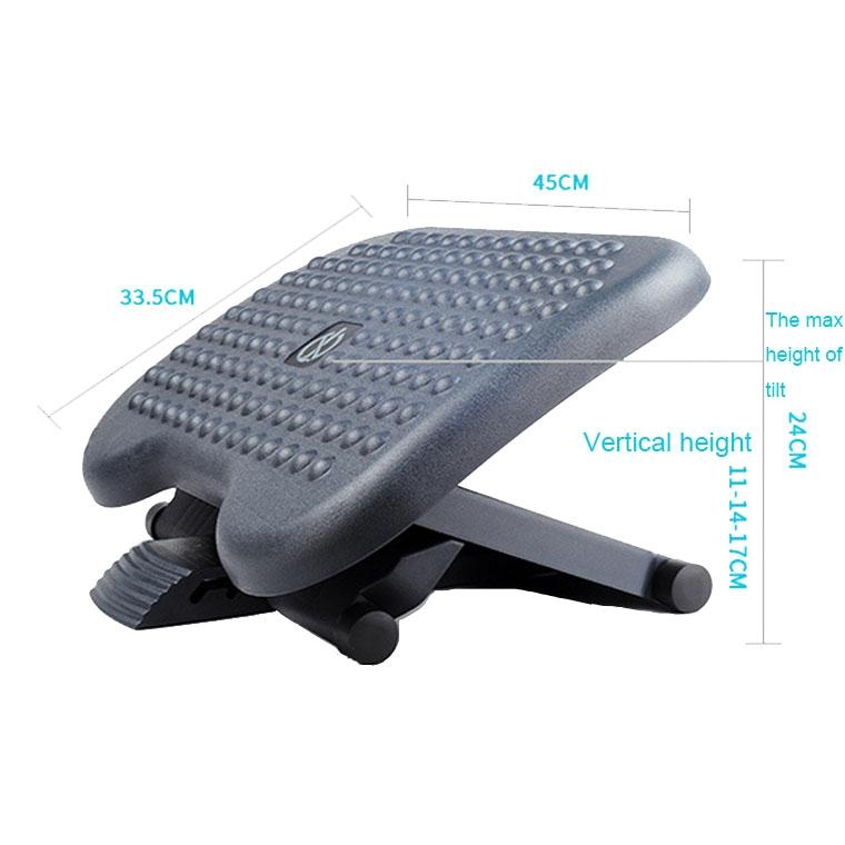 Adjustable Massage Foot Pedal For Office Children And Pregnant Women Black 6