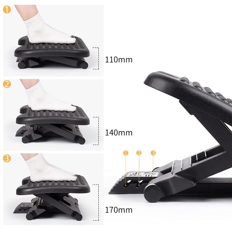 Adjustable Massage Foot Pedal For Office Children And Pregnant Women Black 8